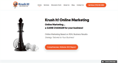Desktop Screenshot of krushitonlinemarketing.com